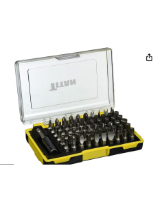Titan 16061 61-Piece Security Bit Set with Magnetic Bit Holder