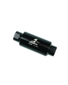 Inline Fuel Filter - 100 Micron- Black AEROMOTIVE 12324