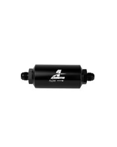 8an Inline Fuel Filter 10 Micron 2in OD Black AEROMOTIVE 12375