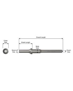 #10 Roll Pin Driver, 3/8" Ajax Tool Works A1104
