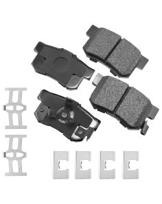 AKEBONO BRAKE CORPORATION ACT1086A ProACT Ultra-Premium Bra ke Pads - Rear