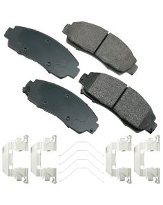 AKEBONO BRAKE CORPORATION ACT1089A ProACT Ultra-Premium Bra ke Pads - Front