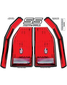 M/C SS Tail Decal Kit 1983-88 ALLSTAR PERFORMANCE ALL23017