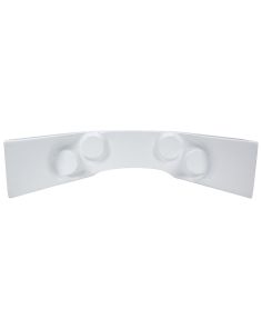Fiberglass Curved Dash Panel White ALLSTAR PERFORMANCE ALL23242