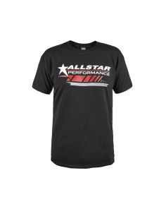 ALLSTAR PERFORMANCE ALL99903M Allstar T-Shirt Black w/ Red Graphic Medium