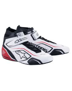 ALPINESTARS USA 2710122-213-7.5 Shoe Tech-1T V3 White / Black / Red Size 7.5
