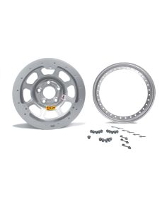 13x8 2in. 4.50 Silver Beadlock Wheel AERO RACE WHEELS 33-084520S