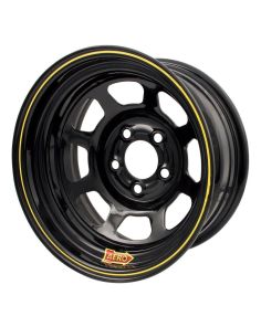 15x8 3in. 5.00 Black  AERO RACE WHEELS 50-185030