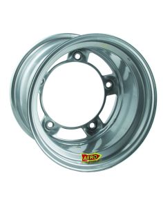 15X8 2in. Wide 5 Silver  AERO RACE WHEELS 51-080520