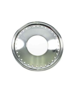 Mud Buster 1pc Ring and Cover Chrome AERO RACE WHEELS 54-500000