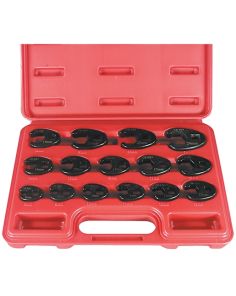 15PC METRIC FLARE CROWFOOT WRENCH SET 8MM-24MM Astro Pneumatic 7115