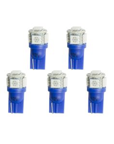 Replacement LED Bulbs T3 Wedge Blue (5pk) AUTOMETER 3286-K
