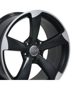 19" Replica Wheel AU29 Fits Audi S4 Rim 19x8.5 Machined Wheel