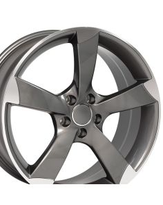 19" Replica Wheel AU29 Fits Audi A Series Rim 19x8.5 Machined Wheel