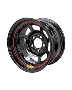 Wheel 15in x 7in 5x100mm DOT Black BASSETT BAS57RN4