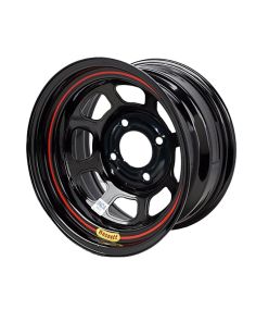 Wheel 15in x 7in 4x4.5in DOT Black BASSETT BAS57RT4