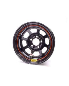 15x8 IMCA Wheel D-Hole Black 5x4.75 BASSETT 58DC3I