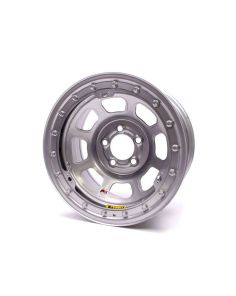 15x8 IMCA B/Lock Wheel D-Hole Silver 5x4.75 BASSETT 58DC475ISLK