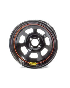 Wheel 15x8 D-Hole 4x100 mm 4in BS Black BASSETT 58SH4