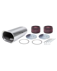 Dual Carb Blower Scoop Kit - Polished THE BLOWER SHOP 5510