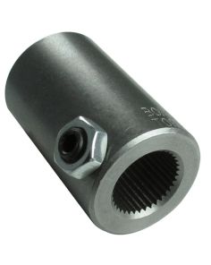 Steering Coupler Steel 3/4-30 X 3/4 Smooth Bore BORGESON 313100