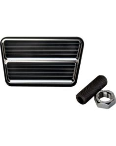 Black Rectangle Brake Pedal BILLET SPECIALTIES 199315