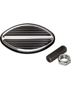 Black Oval Brake Pedal  BILLET SPECIALTIES 199335
