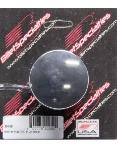 Plain Polished Breather For 1in VC Hole BILLET SPECIALTIES 20125
