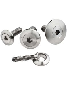 5/16-18 x 1in SS Bolts Pair BILLET SPECIALTIES 66115