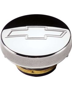 Polished Radiator Cap Chevy Logo 16lb. BILLET SPECIALTIES 75320
