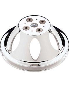 Polished BBC 1 Groove Upper Pulley BILLET SPECIALTIES 82120