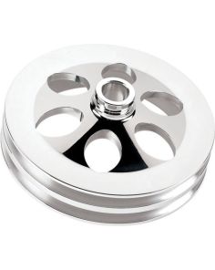 Power Steering Pulley 2 Groove Press on 77-  GM BILLET SPECIALTIES 86520