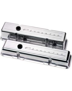 SBC Script Short Valve Cover BILLET SPECIALTIES 95123