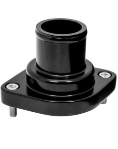 LS Thermostat Housing Straight Black BILLET SPECIALTIES BLK90134