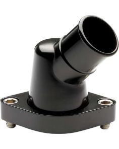 Black Chevy 45 Degree Water Neck BILLET SPECIALTIES BLK90420