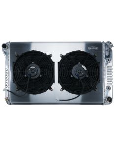 78-88 GM G-Body Radiator & 12in Dual Fan Kit AT COLD CASE RADIATORS GMG544AK