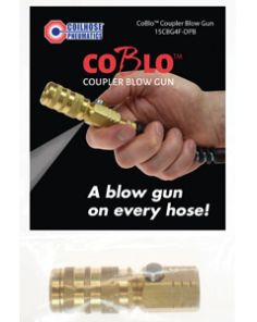 1/4 inch Industrial Style CoBlo™ Coupler Blow Gun COIL HOSE PNEUMATICS 15CBG4F DPB