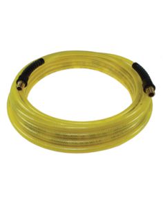 35' Yellow Flexeel Hose  1/4 inch MPT x 3/8 inchID   COIL HOSE PNEUMATICS PFE60354TY