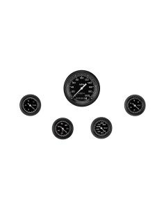 CLASSIC INSTRUMENTS AX100GBLF Autocross Grey 5 Gauge Set 2-1/8 Full Sweep