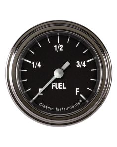 CLASSIC INSTRUMENTS HR109SLF Hot Rod Fuel Gauge 2-1/8 Full Sweep
