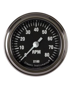 CLASSIC INSTRUMENTS HR183SLF Hot Rod Tachometer 2-1/8 Full Sweep