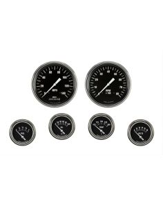 CLASSIC INSTRUMENTS HR251SLF Hot Rod 6 Gauge Set 2-5/8 Short Sweep
