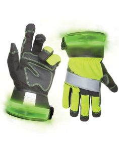 Safety Pro Lighted Glove Xlarge Custom Leathercraft L146X