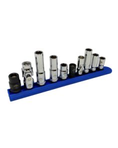 3/8" Dr. Orange SAE Deep & Regular Socket Holders HANSEN GLOBAL  INC. 3805