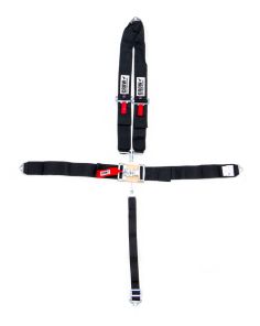 5-Pt Harness Big Latch Blk Bolt In V Type CROW ENTERPRIZES 11084A