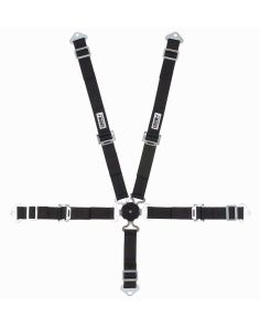 5-Pt Harness 2in Cam Lock Blk Pull Up CROW ENTERPRIZES 11174A