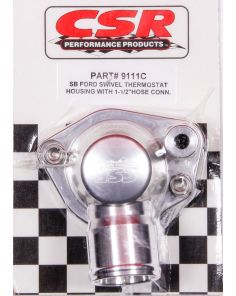 SBF Swivel Thermostat Housing - Clear CSR PERFORMANCE 9111C