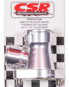 Chevy 360 Swivel Filler Neck - Clear CSR PERFORMANCE 914C