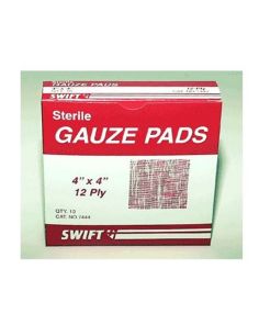 Gauze Pads 4 in. x 4 in. (Pack of 10) Chaos Safety Supplies 67444