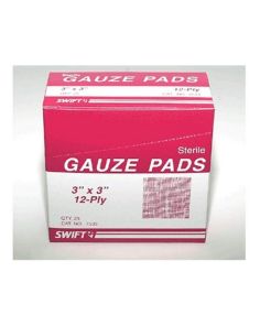 Gauze Pad 3 in. x 3 In. (Pack of 25) Chaos Safety Supplies 67533